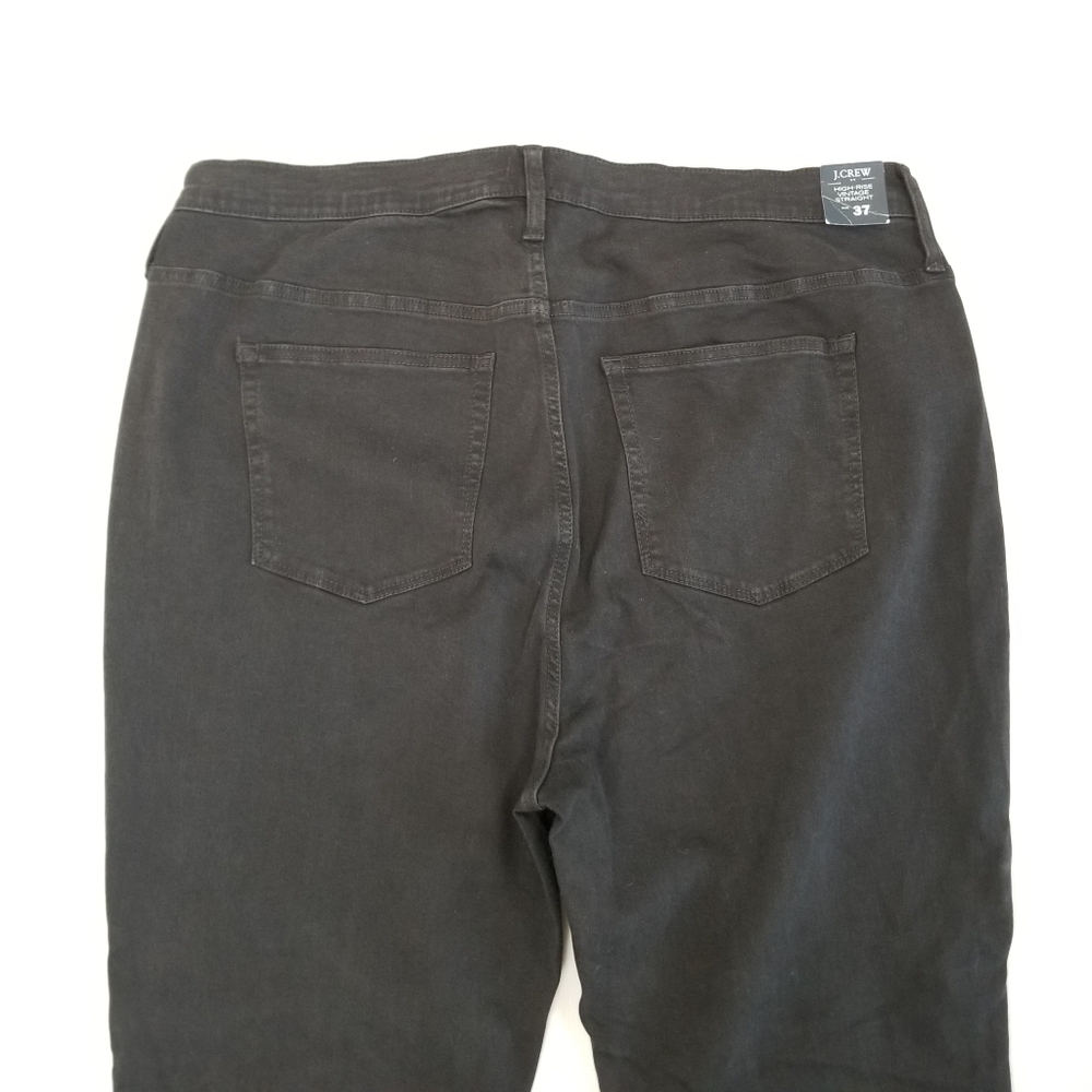 J Crew High Rise Vintage Straight Cut Hem Jeans Size 37 NWT - Picture 4 of 8